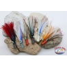 Trolling lures: kalice octopus head + feather + brill 10 cm "Simil" yes.06