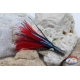 Esche da traina testina kalice octopus piuma brill 10 cm Simil-