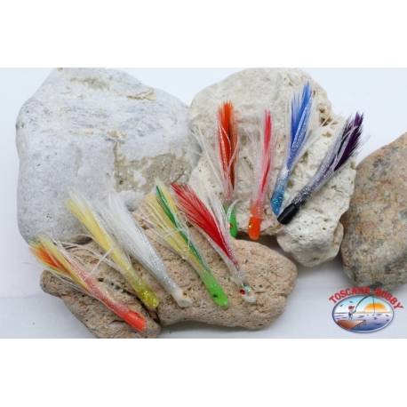 Trolling lures 7cm-like feather jump head