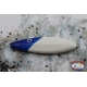 Artificiale Skipping Lures da 15cm - 75 gr bianco testa blue