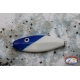 Artificial Skipping Lures 11,5 cm-50 gr white head blue