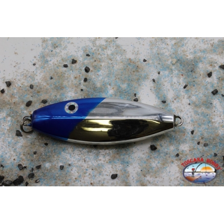 Artificial Skipping Lures 11,5 cm-50 gr silver head blue