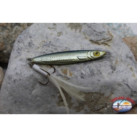 Esca metallica JIG Yo-Zuri 18gr 7cm con ancoretta piumata CB528