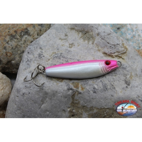 Metal baitIG IGoO-Zuri 30gr 6,30 cm with pink anchor