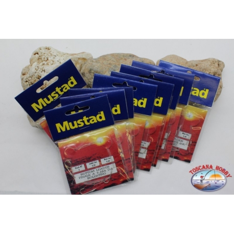 Lignes de pêche Mustad 9 sachets de 3 hameçons