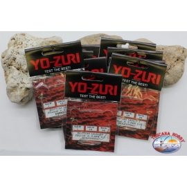 Fishing lines from bolentino bol-Zuri 9 sachets of 3 hooks LT.25