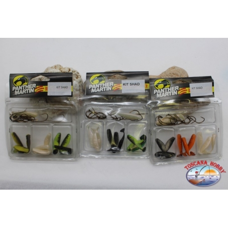 Shad Panther Martin Kit 3 packs assorted colors