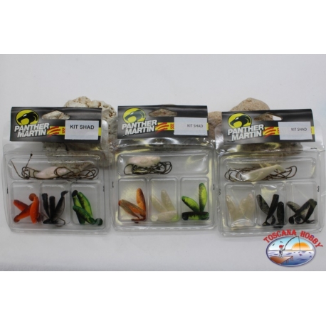 Shad Panther Martin Kit 3 packs assorted colors