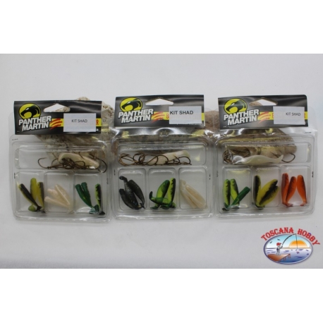 Shad Panther Martin Kit 3 packs assorted colors