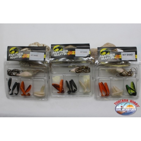 Shad Panther Martin Kit 3 packs assorted colors