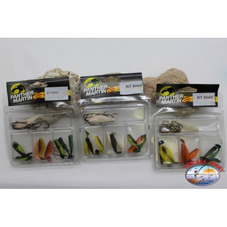 Shad Panther Martin Kit 3 packs assorted colors