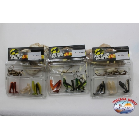 Kit Shad Panther Martin 3 confezioni colori assortiti