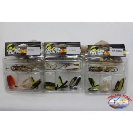 Kit Shad Panther Martin 3 packs assorted colors LT.130