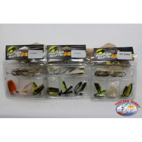 Shad Panther Martin Kit 3 packs assorted colors