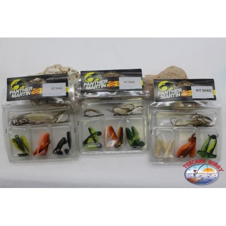 Shad Panther Martin Kit 3 packs assorted colors