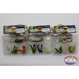 Kit Sábalo Pantera Martin 3 packs colores surtidos LT.140