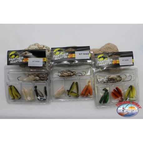 Shad Panther Martin Kit 3 packs assorted colors