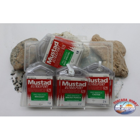 Mustad Fishing Hooks - 40pcs Assorted Size