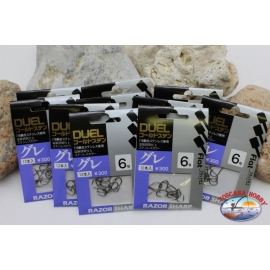 Ami da pesca Duel size 6 con paletta 10 bustine da 12 pezzi K.545