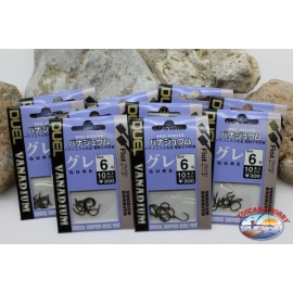 Ami da pesca Duel size 6 con paletta 10 bustine da 10 pezzi K.617