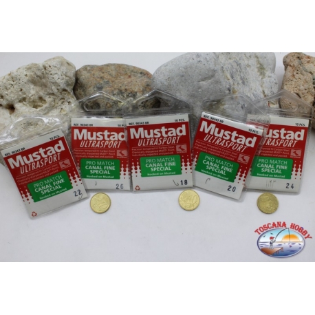 Anzuelos de pesca Mustad - 100 piezas de tamaño surtido 1