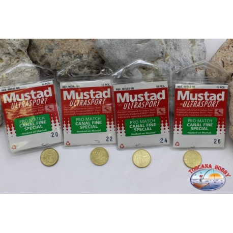 Anzuelos de Pesca Mustad - 100 piezas de tamaño surtido