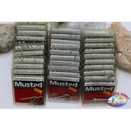 Fishing Hooks Mustad Salt AmiAter Great Deal size 9-30 conf of 25pcs