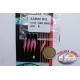 Sabiki Mustad cable rosa 0,30 longitud de 135 cm 5 ami mis.8 FC.A102