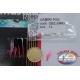 Sabiki Mustad pink wire 0,30 length 135cm 5 ami mis.12 FC.A104