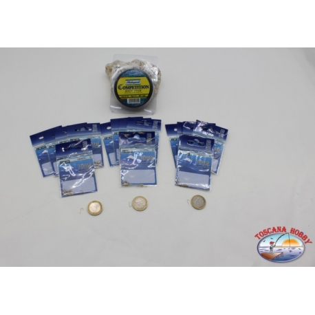 Lote de Anzuelos de Pesca Fu SerieI-YAma Series 1063ntb Tamaño 18-20-22-15 Sobres