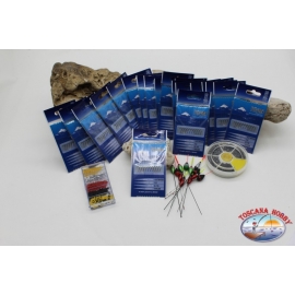 Stock Ami Legati da Pesca Fuji-Yama con piombini e galleggianti E.67