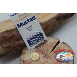 1 Bustina da 6 pz. di girelle Mustad serie 77558 sz.1 FC.G113