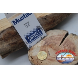 1 sachet de 12 pcs. des émerillons Mustad série 78004 sz.26 FC.G117