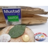 1 Packung 25pz angelhaken Mustad cod. 496 sz.12 mit schaufel FC.A232