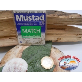 1 Packung 25pz angelhaken Mustad cod. 90316 sz.16 mit schaufel FC.A236