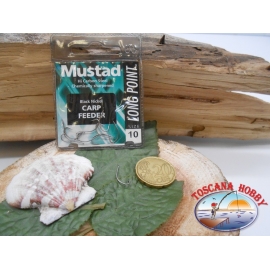 1 Packung mit 10 stk. angelhaken Mustad cod. LP340 sz.10 mit schaufel FC.A240