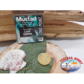 1 Packung mit 10 stk. angelhaken Mustad cod. LP340 sz.14 mit schaufel FC.A241