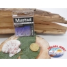 1 Packung mit 10 stk. angelhaken Mustad cod. 60151NPBLN sz.18 mit schaufel FC.A243