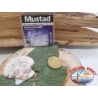 1 Packung mit 10 stk. angelhaken Mustad cod.10515NPBLN sz.16 mit schaufel FC.A244