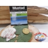 1 Packung mit 10 stk. angelhaken Mustad cod.221C sz.16 mit schaufel FC.A245