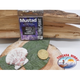 1 Packung 10st angelhaken Mustad cod.LP140 sz.14-schaufel ohne wiederhaken FC.A254