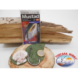 1 paquet de 2pcs Mustad la pêche à la traîne de la morue.10827NPBLN sz.12/0 couronne FC.A262