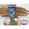 1 Paquete de 3pcs Mustad antincaglio cod.W3261BLN sz.1/0 FC.A271