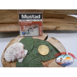 1 beutel mit 10 stk. angelhaken Mustad cod.60015GR sz.18 FC.A319