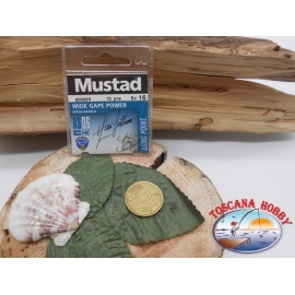 1 sachet de 10 pcs Mustad cod.60005N sz.16 FC.A324