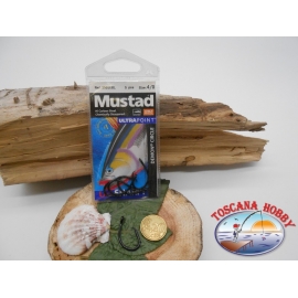 1 Pack 5 pcs Mustad autoferranti cod.39950BL sz.4/0 crown FC.A264B