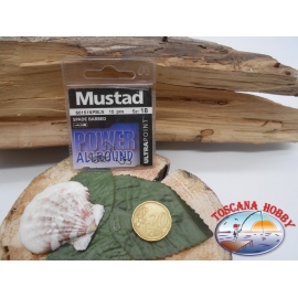 1 sachet de 10 pcs Mustad cod.60151NPBLN sz.18 FC.A333