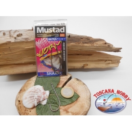 1 bustina 5 pz ami Mustad con occhiello cod.34042BLN sz.4/0 FC.A350