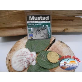 1 sachet de 10 pcs Mustad, une palette de morue.90339BNL sz. 12 FC.A370