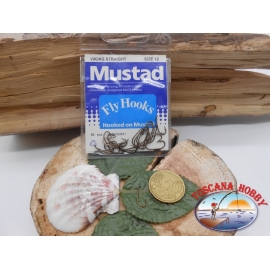 1 sachet de 25 pcs Mustad, l'œillet de la morue.94841 sz. 12 FC.A374